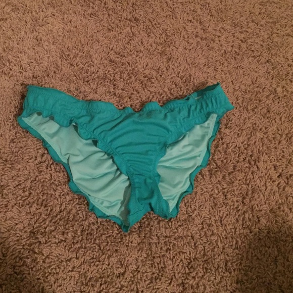Victoria's Secret cheeky ruffle swim bottoms