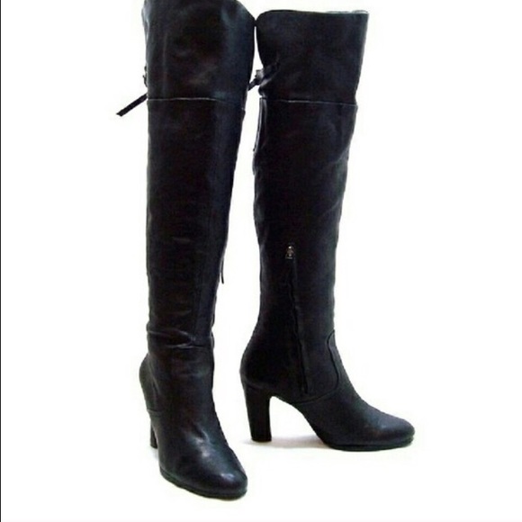 Sam Edelman black leather boots