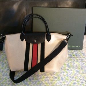 LONGCHAMP Small Le Pliage Neo "Ruban D'or" NWOT LONGCHAMP Small Le Pliage Neo "Ruban D'or" NWOT