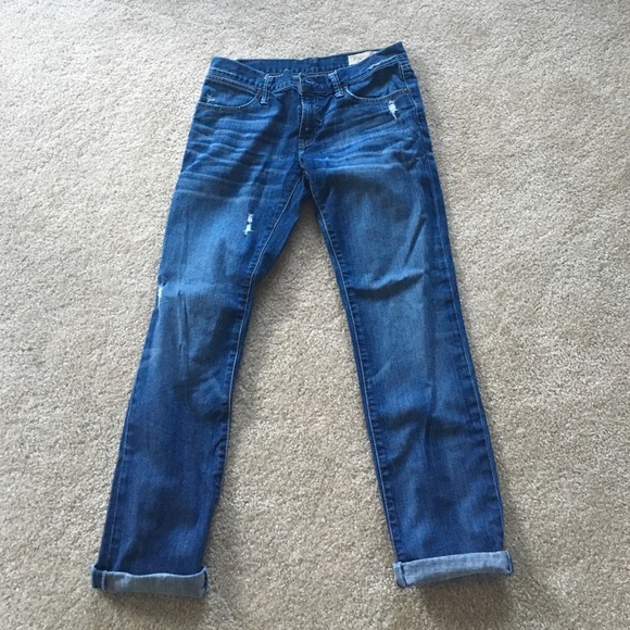 Dark Wash Boyfriend Jeans