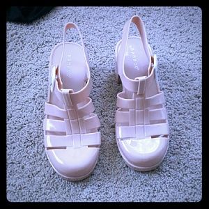 Platform Jelly Shoes