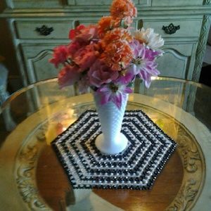 Handmade beads mat