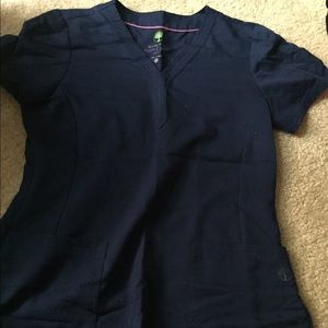 Scrub top healing hands brand size small