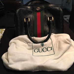 Vintage Gucci top handle bag
