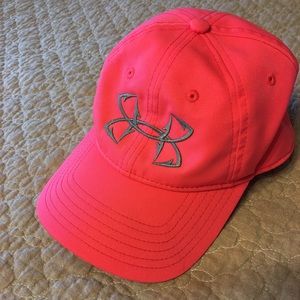 Pink Under Armour hat