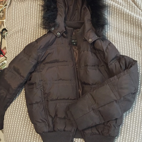 New York and company puff jacket