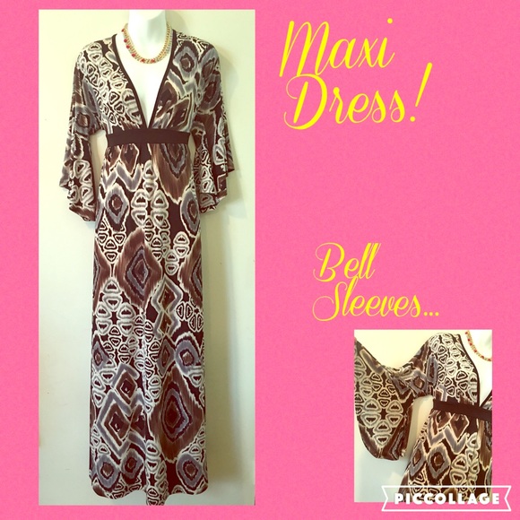 Dots Dresses & Skirts - 💥Bundle&Save💥 Maxi Dress Boho Chic Sleeves