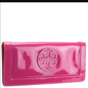 Tory Burch pink clutch wallet