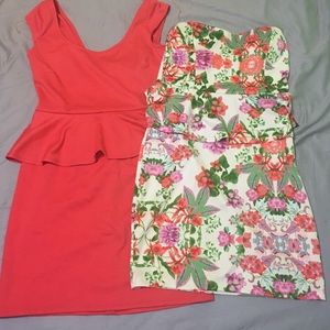 Peplum dress bundle