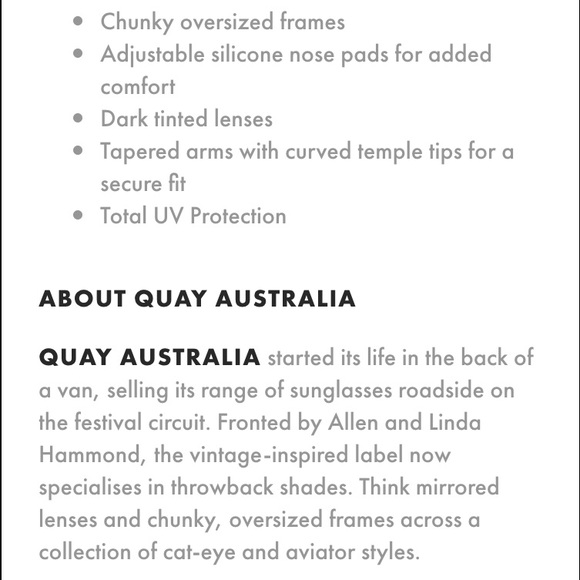 ⚡️Last Day!⚡️Quay NEW Brooklyn Sunglasses Clear! - Picture 4 of 4