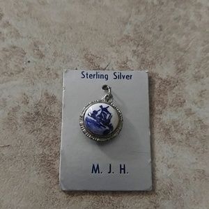Sterling Silver Hoffman Delf Charm