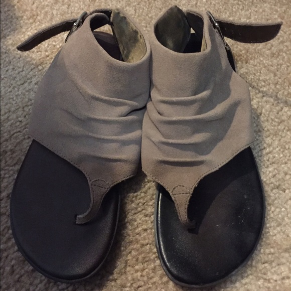 MIA Gladiator type sandals - taupe colour
