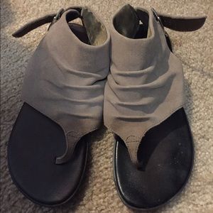 MIA Gladiator type sandals - taupe colour