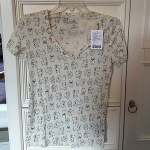 Urban Outfitters Corgi V-Neck Tee