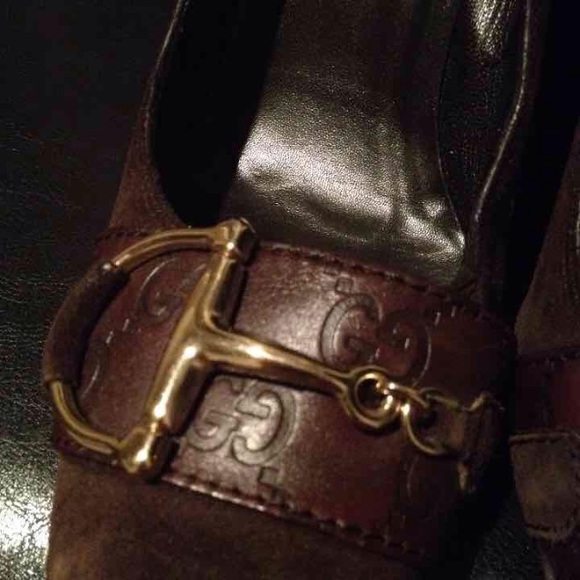Sold, Gucci Guccissima Horsebit Heels 6B - Picture 3 of 4