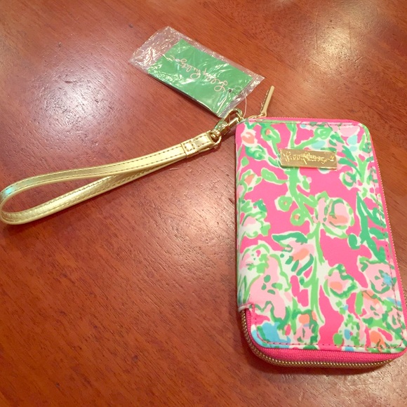 Lily Pulitzer Tiki Palm iPhone 6/6s Wristlet