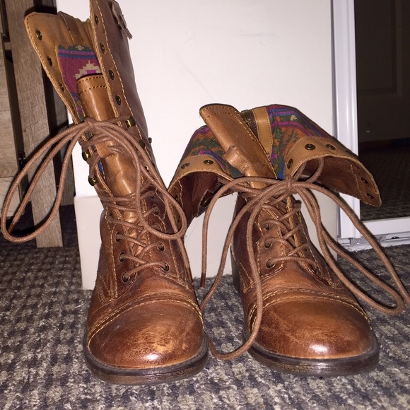 Steve Madden combat boots