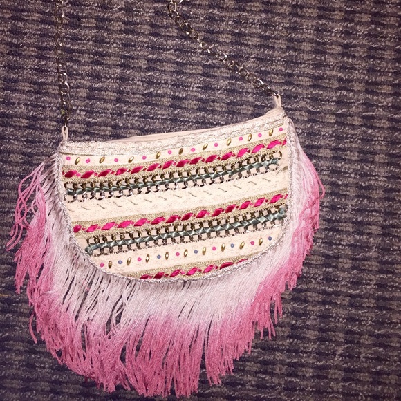 Kimchi Blue fringe purse