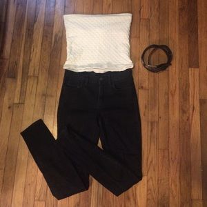 Made well Skinny High Riser - black