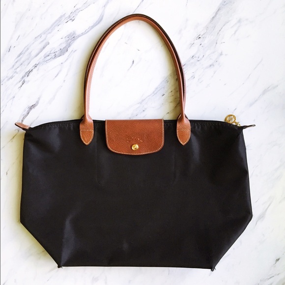 Longchamp Handbags - Large Black Le Pliage Longchamp