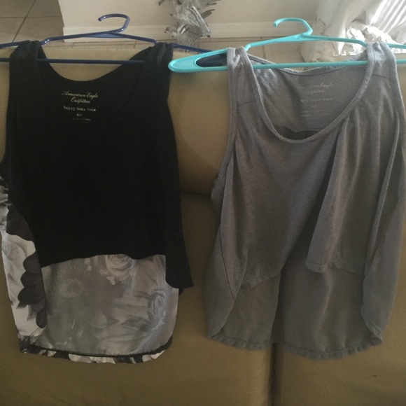 American eagle cropped tank bundle