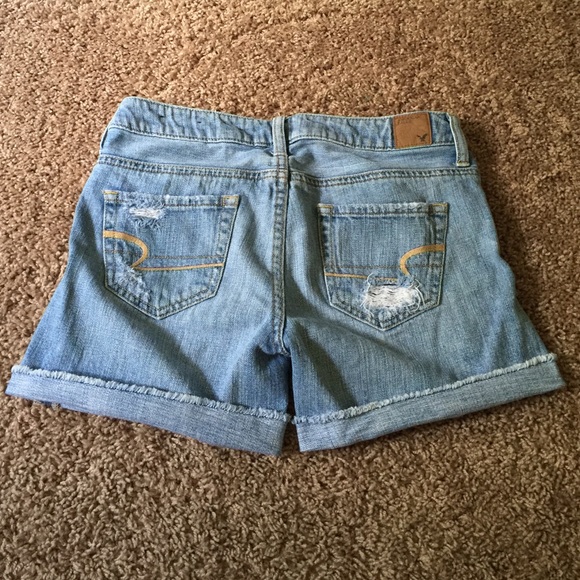 American eagle denim boyfriend shorts