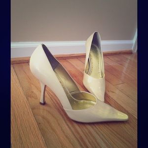 BCBG Champagne Pumps, Size 7