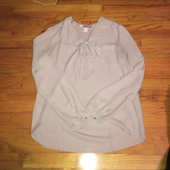 F21 Longsleeve Chiffon Blouse💞