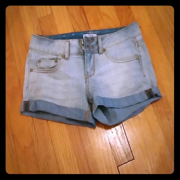Light Denim Jean Shorts