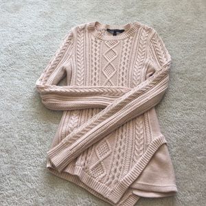 Dusty pink Woven sweater