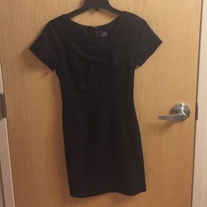 J.Crew Stunning Black Wool Dress