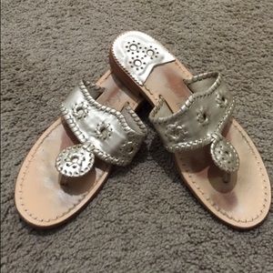 Jack Rogers Platinum Hamptons Sandal
