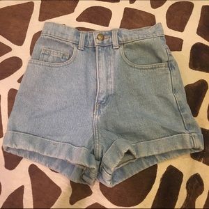 HIGH WAISTED AMERICAN APPAREL SHORTS
