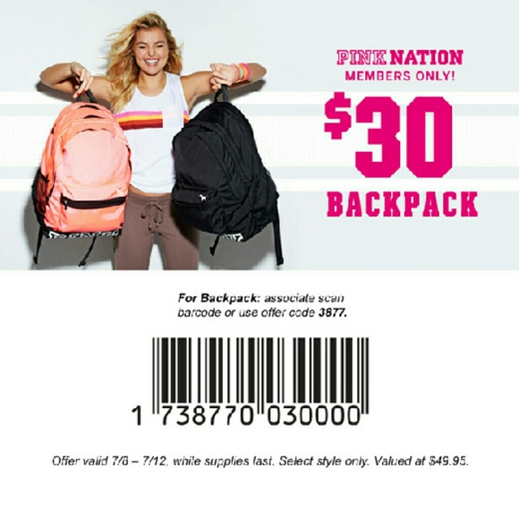 PINK coupon