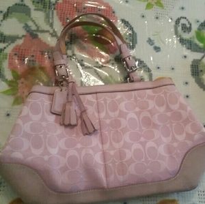 Pink Coach handbag