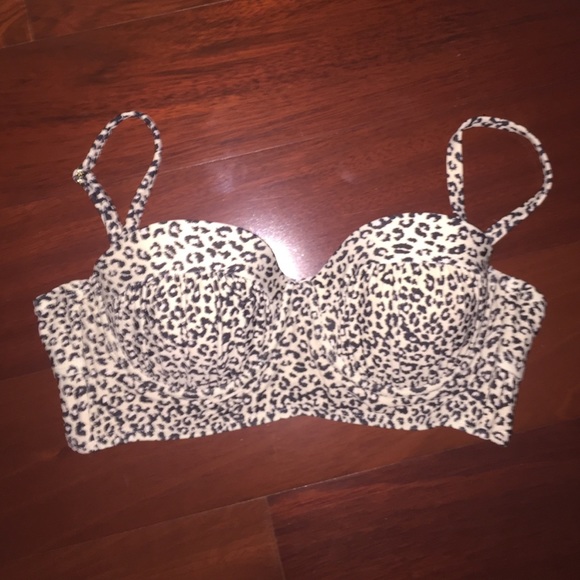 Cheetah Push Up Bikini Top