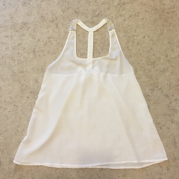 Charming Charlie flowy tank top