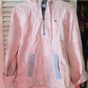 Vineyard vine quarter zip hoodie