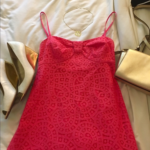 Lilly Pulitzer Dresses & Skirts - Lilly Pulitzer Karina Dress - Hot Pink, Sz 0