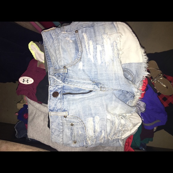 American eagle high waisted shorts