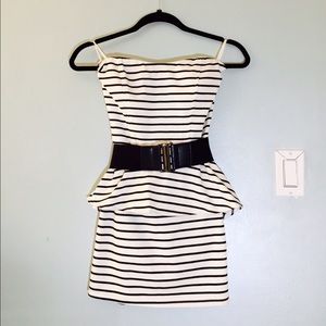 G by Guess Joni Peplum Tube Dress