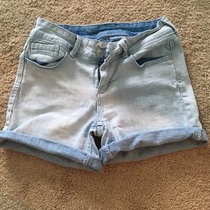 Denim shorts