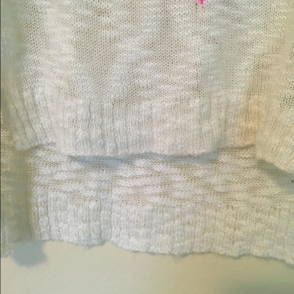Xhilaration Cream Heart-Detailed Sweater - Picture 4 of 4