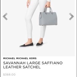Michael Kors large Savannah in dusty blue