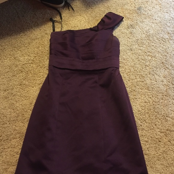 Purple cocktail dress