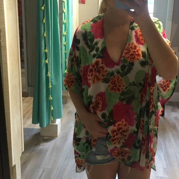 Peta Tunic Cactus Bloom