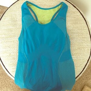 Turquoise Workout Tank