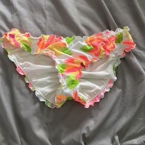 Victoria's Secret Floral Cheeky Bikini Bottom