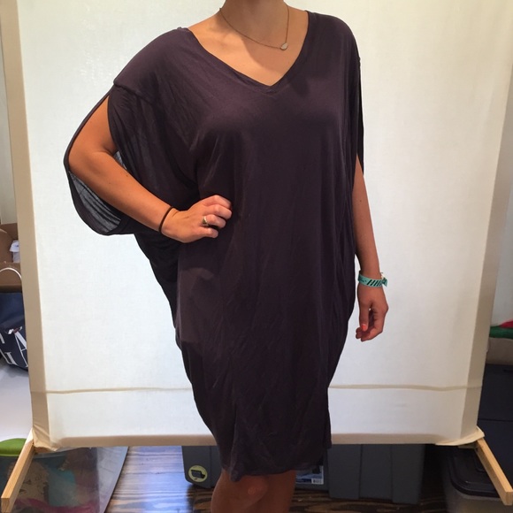 Navy fitted dress