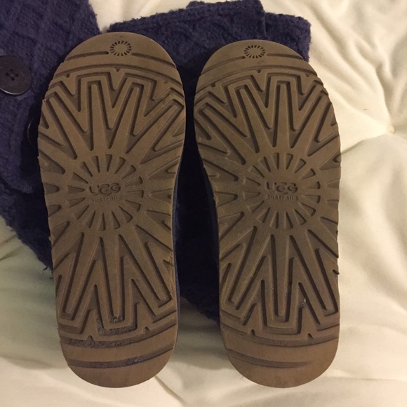 Purple/Blue Knit Uggs - Picture 4 of 4